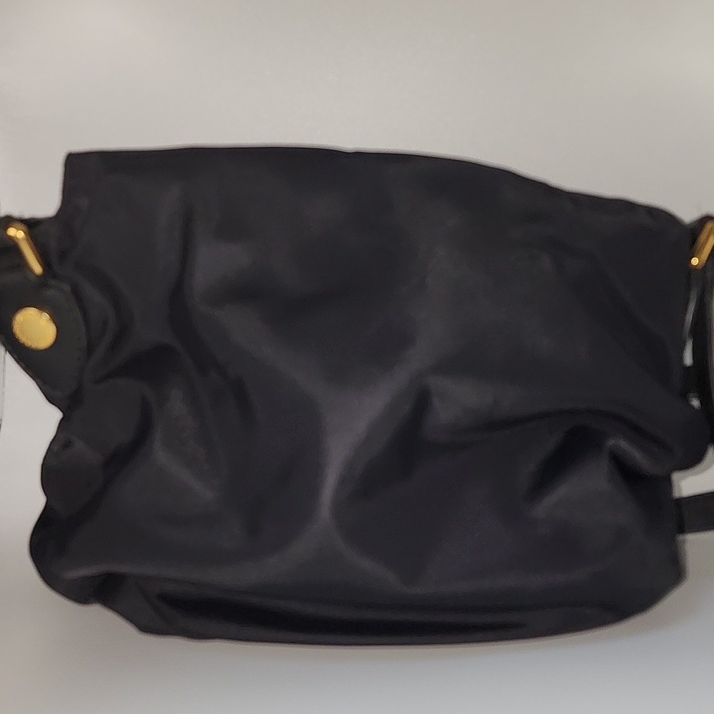 Marc By Marc Jacobs Classic Black Nylon Crossbody Bag with‎ Gold Hardware - Picture 6 of 14